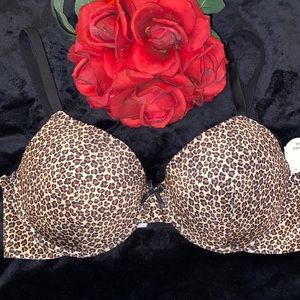 Just be 42 D Animal Print Tshirt Bra